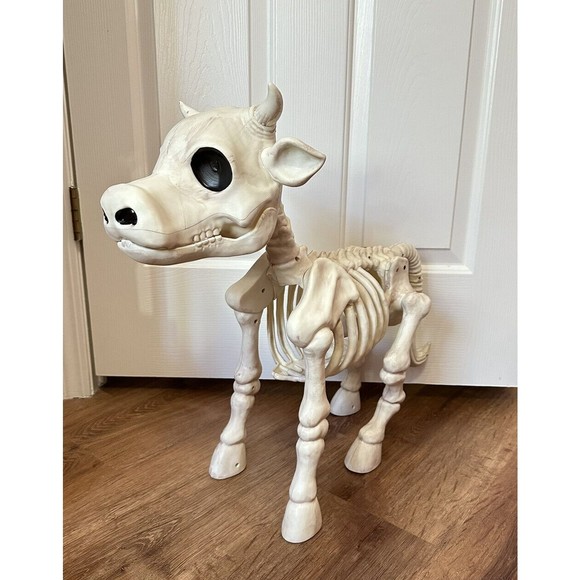BRAND NEW Cow Skeleton Halloween Decorative Prop Tractor Supply AUTHENTIC - Picture 1 of 2